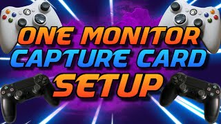 How to Setup Capture Card in OBS Studio | One Monitor Capture Card