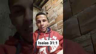 Bíblia - Isaías 31:1 #Deus #JesusCristo #EspiritoSanto #jovemcristão #evangelho #tiktok  #Kwai