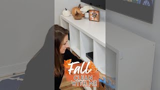 FALL / CLEAN WITH ME / CLEANING MOTIVATION / FALL HOMEMAKING  / DECLUTTERING / ORGANIZING #shorts