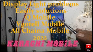 All vgotell Q mobile and all chaina mobile Lcd light jumper easily solutions 2022