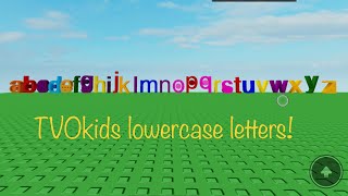 TVOkids lowercase letters!