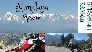 The Himalaya View | Utrakhand, Nainital | Bhowali Range | 🏔️ Bike Ride love | #motovlogging  #vlog