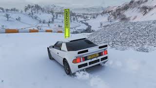 Forza Horizon 4 Ford RS200 Evo Snow Test