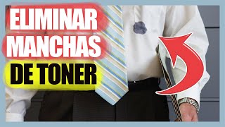 Cómo limpiar manchas de tóner en la ropa