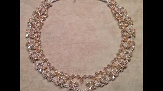 Classic Crystal Necklace Tutorial