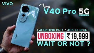 ViVO V40 Pro Unboxing | Vivo V40 Review | Specification And Features | Vivo V40 Pro Camera Test | 🔥🤯