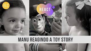 Minha filha de 2 anos reagindo ao final de Toy Story 3