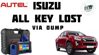 ISUZU MUX & DMAX ALL KEY LOST VIA DUMP BY AUTEL IN 1ST DAY TRAINING CLASS #ecm #car #key #training