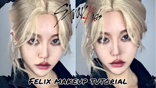 I TRANSFORMED MYSELF INTO FELIX!! | stray kids Felix makeup tutorial & catch up on life