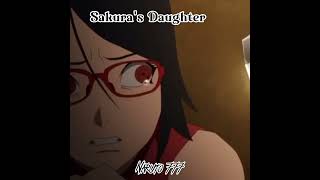 Is Sarada stronger than Genin Sakura? #naruto #sasuke #shorts