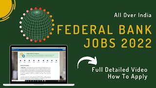 Federal Bank Jobs 2022 | Federal Bank Notification 2022 | Federal Bank Various Bankman Posts