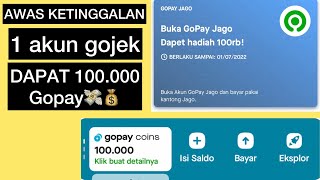 EVENT APLIKASI TERBARU DARI GOJEK GRATIS 100.000 gopay MANTAP