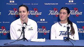 WBB | Coach Nelp & Delanie Crawford Rice Postgame