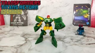 Космос/Cosmos, трансформер, обзор фигурки, серии Titans Return.