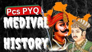 Complete Medival History/ Medival History PYQ for Pcs Pre 2024 #pcs #uppcs #bpsc70 #mppsc