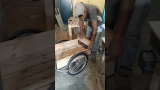 projetinho da Carroça para bicicleta#shorts