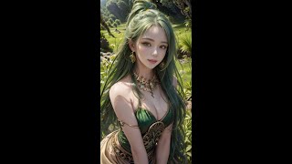 [AI룩북] AI ART 판타지 룩북(green)(Stable Diffusion fantasy lookbook)#aiart #ai룩북 #ailookbook