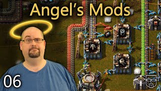 Creeping towards Bots | Angel's Mods VOD 06 | Modded Factorio