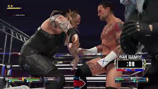 WWE 2K24; Team CM Punk VS The Wyatt Family! Wargames Match!!!