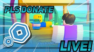 Live  roblox donating 1 robux who Liked & Subscribed