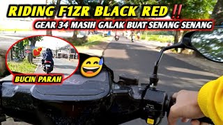 RIDING F1ZR BLACK RED‼️GEAR 34 MASIH GALAK BUAT SENANG SENANG