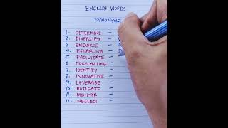 English words #synonymswords #shorts