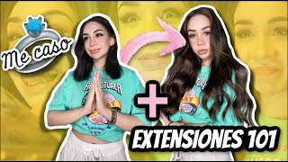 TUTORIAL para impresionar a tu SUGAR DADDY con tu MELENA FALSA (Extensiones y asi)