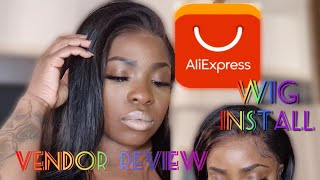 Aliexpress 360 Wig Install | HD Lace Melt | 250 Density Human Hair Review!