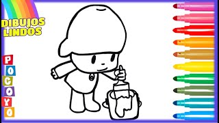 POCOYO  👶 Pintando con Pocoyó 🎨🖌️👶🌈 Dibujos Para Niños 🎨🖌️ POCOYO COLORING 🎨🖌️ POCOYÓ en ESPAÑOL