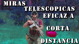 Mira telescopica, es posible pegar a corta distancia ? (según algunos youtubers, NO)