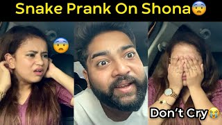 Snake🐍Prank On Shona😨Roo Gayi😭