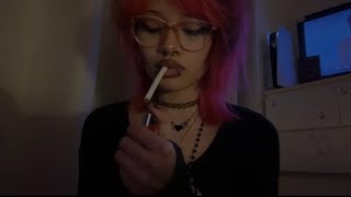 smoking (asmr) :3