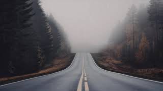 Gloomy roadway video wallpaper with rain sounds for studying sleep asmr part 2