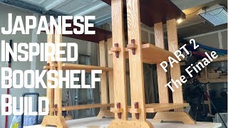 Japanese Inspired Bookshelf (Part 2: The BEST PART) How To | Woodworking