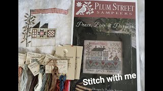 Cross Stitch with me - pin stitch- fancy floss  storage