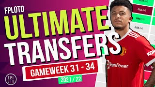 FPL GAMEWEEK 31 TRANSFER TIPS | BEST FPL PLAYERS FOR GW 31 - 34 Fantasy Premier League Tips 2021/22