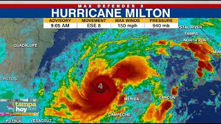 Milton continúa intensificándose, podría convertirse en un huracán categoría 5 rumbo a Florida