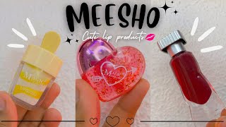 Meesho CUTE & WEIRD Lipstick & Lipgloss starting from ₹68 #meesho #review #lipstick #haul @Meesho