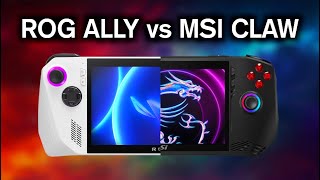 MSI CLAW vs ASUS Rog Ally vs Leaked Benchmarks. [Crazy results]