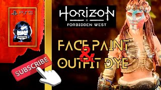 Horizon Forbidden West How To Face Paint and Outfit Dye