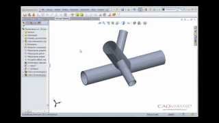 Rozwinięcia rur w SolidWorks