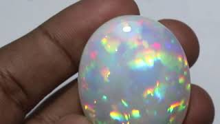 101 carat, Big size Natural Ethiopian PinFire Opal, Hydrophane Opal