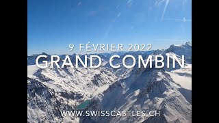 Le tour du Grand Combin en avion (9 février 2022)