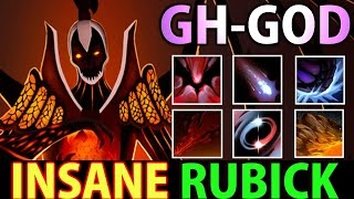 GH-GOD Rubick - Dota 2: Insane Rubick Show [Scepter & Silver Edge]