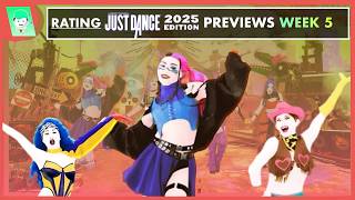 RATING WEEK 5 OF JUST DANCE 2025 PREVIEWS - Pink Venom, Sweet Melody, In The Shadows…