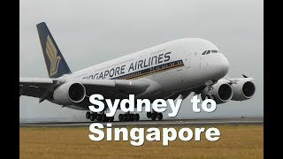 A380 Exit Row - Sydney to Singapore