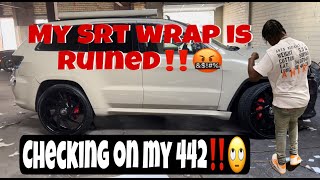 My Srt WRAP IS RUINED! 🤬Dropping off my parts for my Drop!