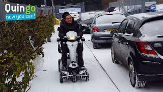 Quingo Kerbs in the snow