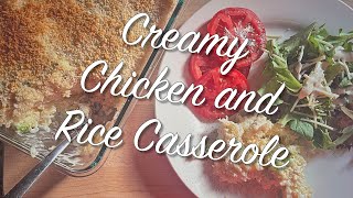 Creamy Chicken and Rice Casserole