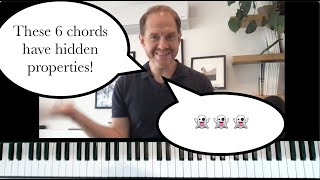 Six Jazz Chords with Hidden Properties